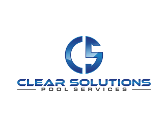 Clear Solutions Pool Services logo design by salis17