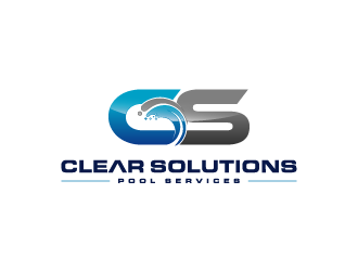 Clear Solutions Pool Services logo design by Chlong2x