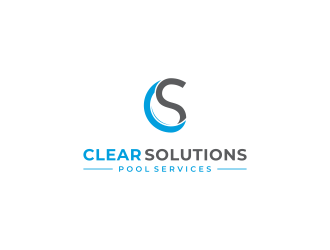 Clear Solutions Pool Services logo design by hoqi