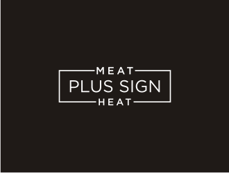 Meat [plus sign] Heat  logo design by bricton