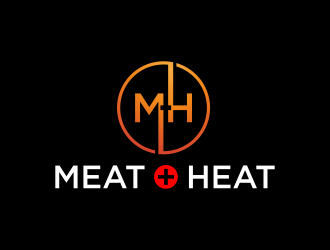 Meat [plus sign] Heat  logo design by scolessi