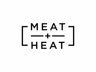 Meat [plus sign] Heat  logo design by checx