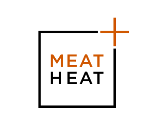 Meat [plus sign] Heat  logo design by puthreeone