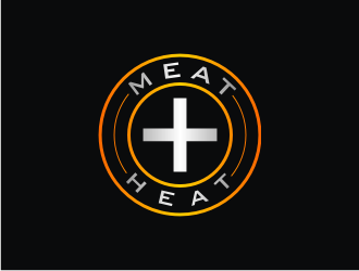 Meat [plus sign] Heat  logo design by bricton