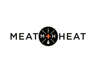 Meat [plus sign] Heat  logo design by Sheilla