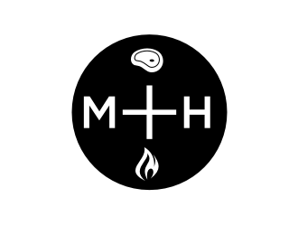 Meat [plus sign] Heat  logo design by KQ5