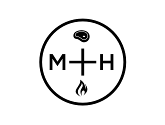 Meat [plus sign] Heat  logo design by KQ5