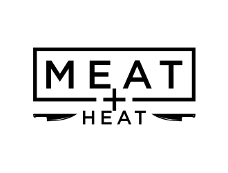Meat [plus sign] Heat  logo design by KQ5