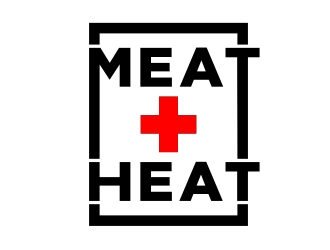 Meat [plus sign] Heat  logo design by aura