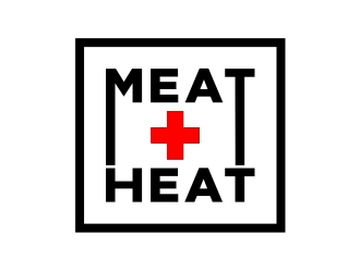 Meat [plus sign] Heat  logo design by aura
