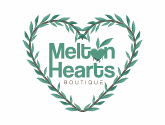 Melton Hearts Boutique logo design by up2date