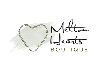 Melton Hearts Boutique logo design by ndaru