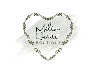 Melton Hearts Boutique logo design by ndaru