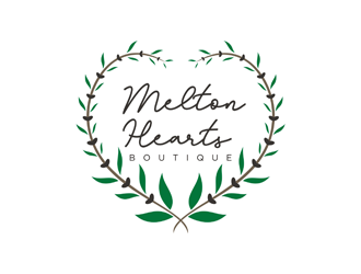 Melton Hearts Boutique logo design by Rizqy