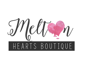 Melton Hearts Boutique logo design by 3Dlogos