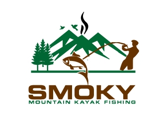 Smoky Mountain Kayak Fishing logo design by AamirKhan