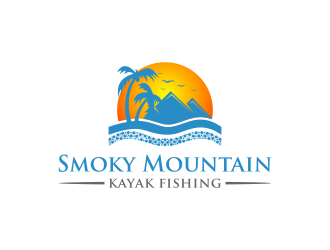 Smoky Mountain Kayak Fishing logo design by N3V4