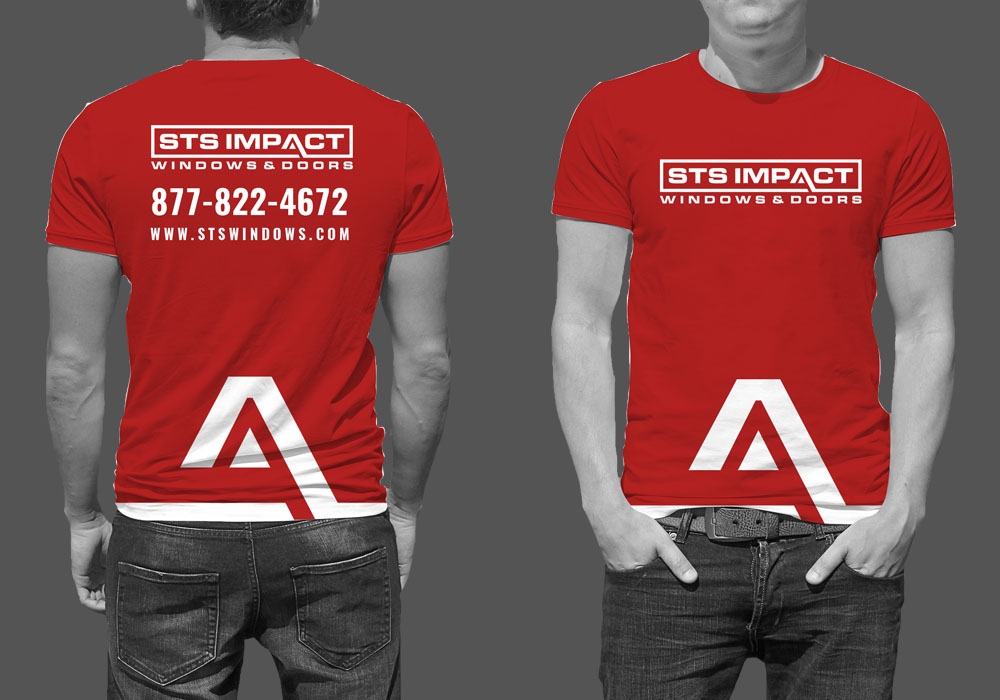 STS Windows & Doors logo design by DreamLogoDesign