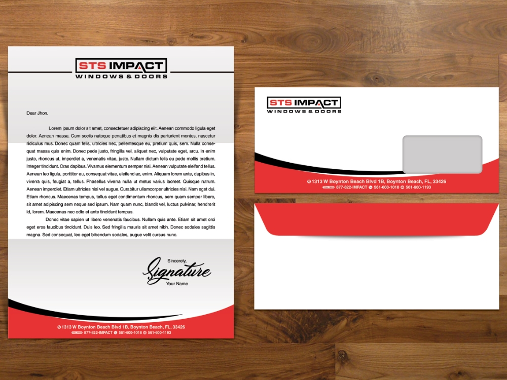 STS Windows & Doors logo design by Realistis