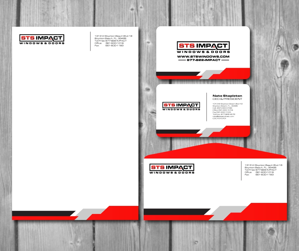 STS Windows & Doors logo design by AamirKhan