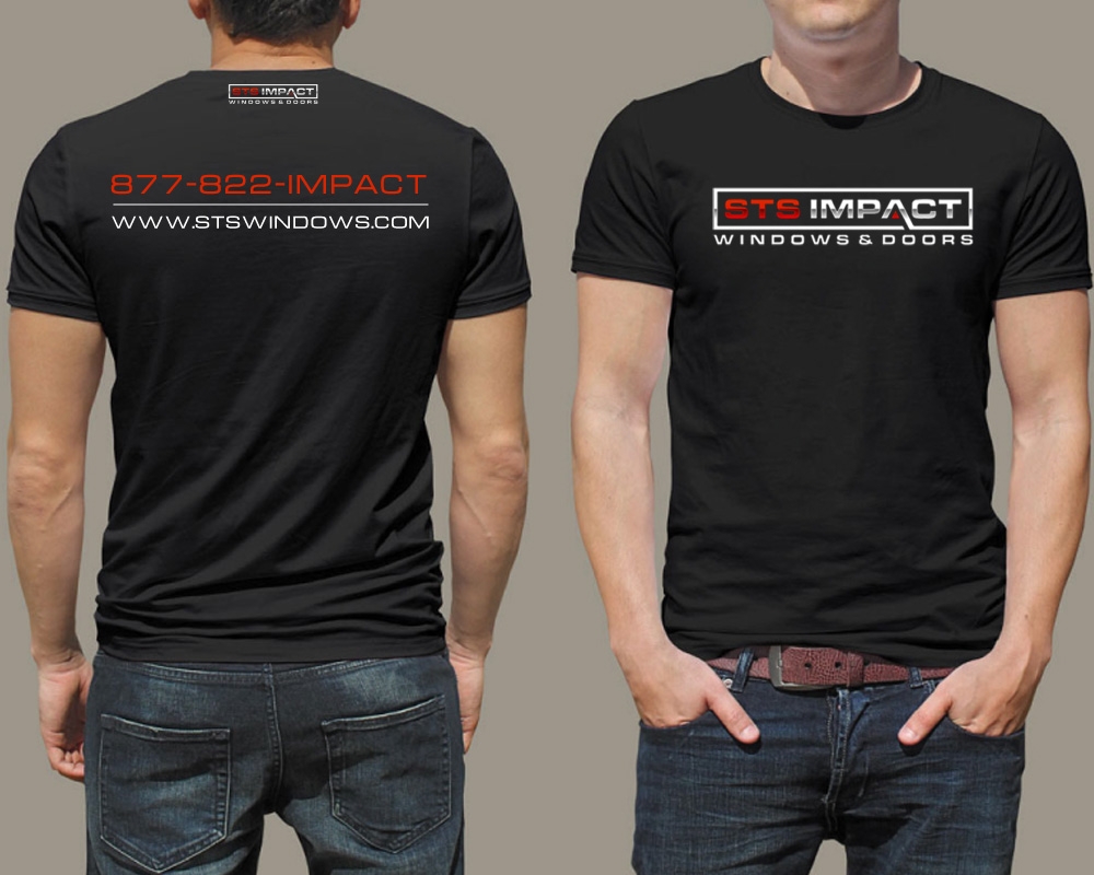 STS Windows & Doors logo design by Boomstudioz