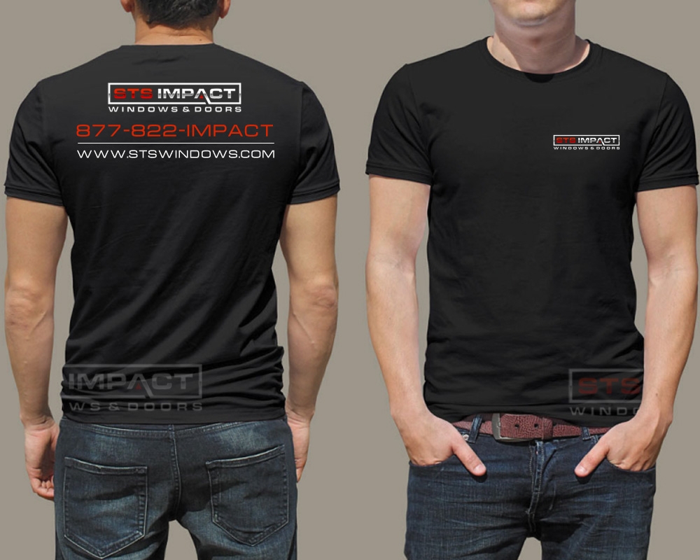 STS Windows & Doors logo design by Boomstudioz