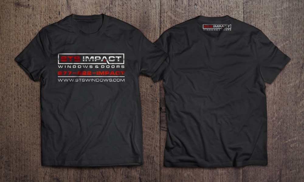 STS Windows & Doors logo design by Boomstudioz