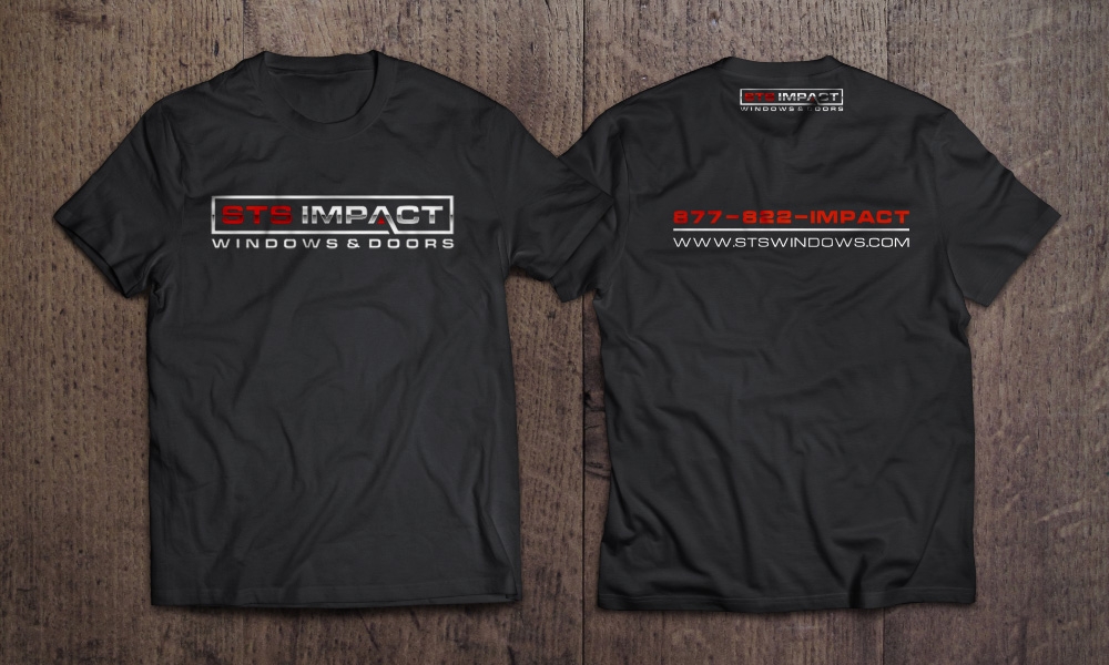 STS Windows & Doors logo design by Boomstudioz