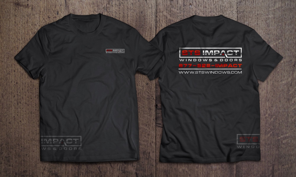 STS Windows & Doors logo design by Boomstudioz