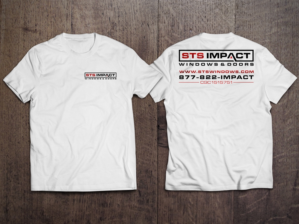 STS Windows & Doors logo design by KHAI