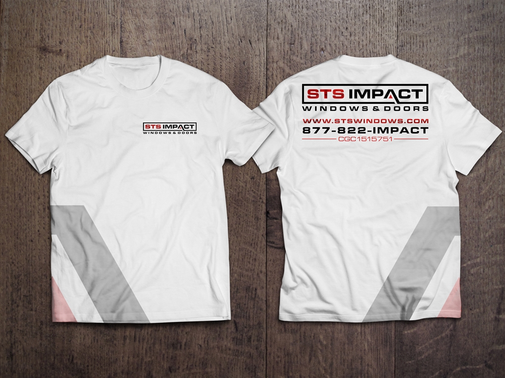 STS Windows & Doors logo design by KHAI