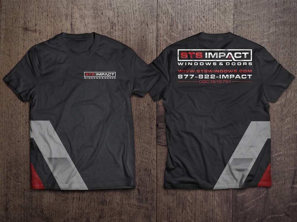 STS Windows & Doors logo design by KHAI