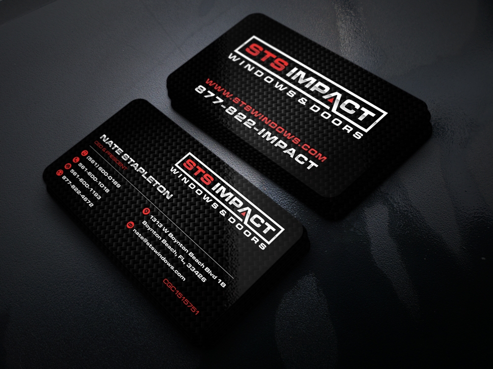 STS Windows & Doors logo design by KHAI