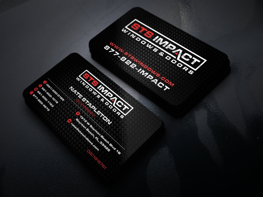 STS Windows & Doors logo design by KHAI