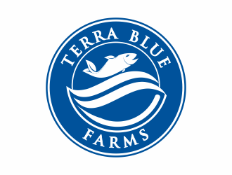 Terra Blue Farms logo design by Mahrein