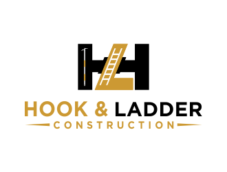 Hook & Ladder Construction logo design by done