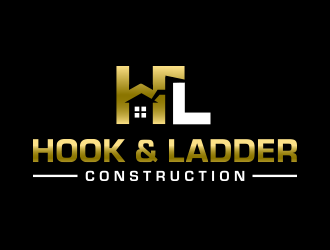 Hook & Ladder Construction logo design by keylogo