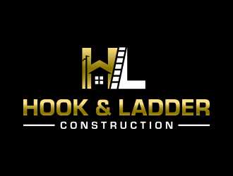 Hook & Ladder Construction logo design by keylogo
