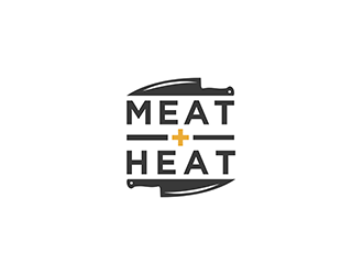 Meat [plus sign] Heat  logo design by ndaru
