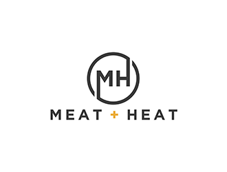 Meat [plus sign] Heat  logo design by ndaru