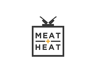 Meat [plus sign] Heat  logo design by ndaru