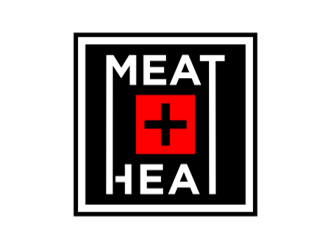 Meat [plus sign] Heat  logo design by sheilavalencia