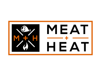 Meat [plus sign] Heat  logo design by kopipanas