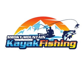 Smoky Mountain Kayak Fishing logo design by jaize