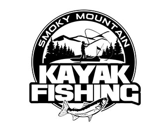 Smoky Mountain Kayak Fishing logo design by veron