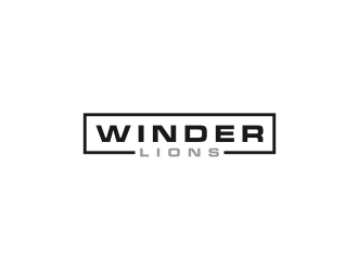 Winder Lions logo design by bricton