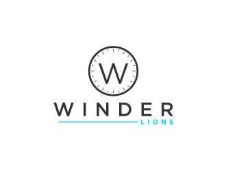 Winder Lions logo design by bricton