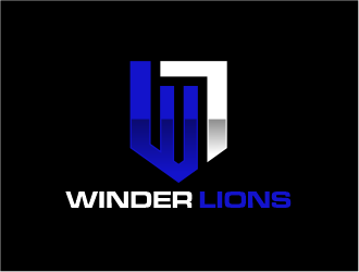 Winder Lions logo design by evdesign