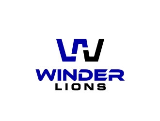 Winder Lions logo design by maze