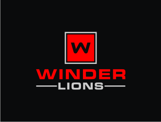 Winder Lions logo design by logitec